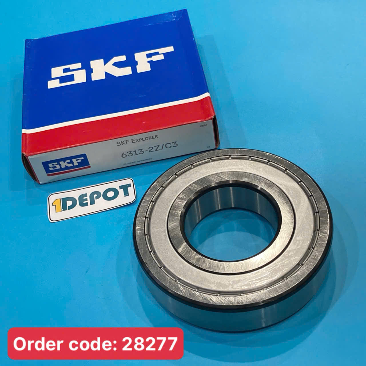 Bạc đạn SKF 6313-2Z/C3, 65x140x33mm