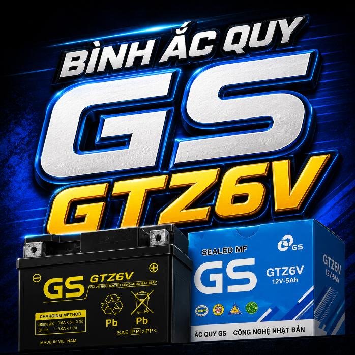 Bình ắc quy GS GTZ6V