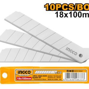 Bộ 10 Lưỡi dao rọc giấy 18×100mm INGCO HKNSB112