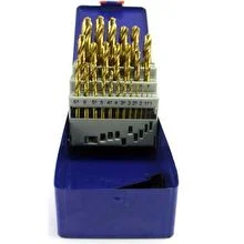 Bộ 25 mũi khoan sắt 1-13mm C-Mart Tools A0100B