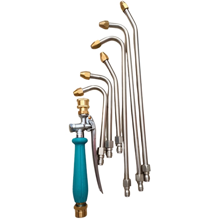 Bộ tay bóp xịt rửa vệ sinh máy lạnh - điều hòa chân ren 22mm