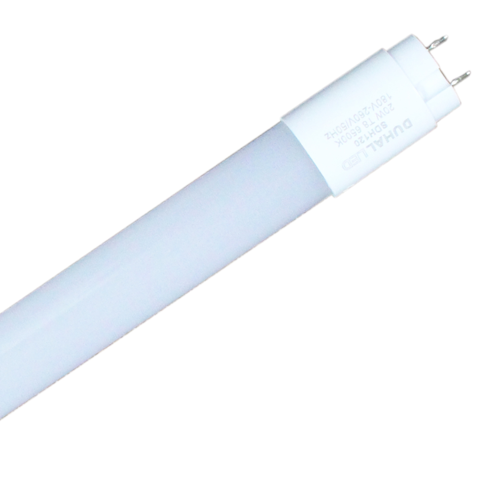Bóng led tube thủy tinh T8 20W 1m2 Duhal KDH120, ánh sáng trắng 6500k