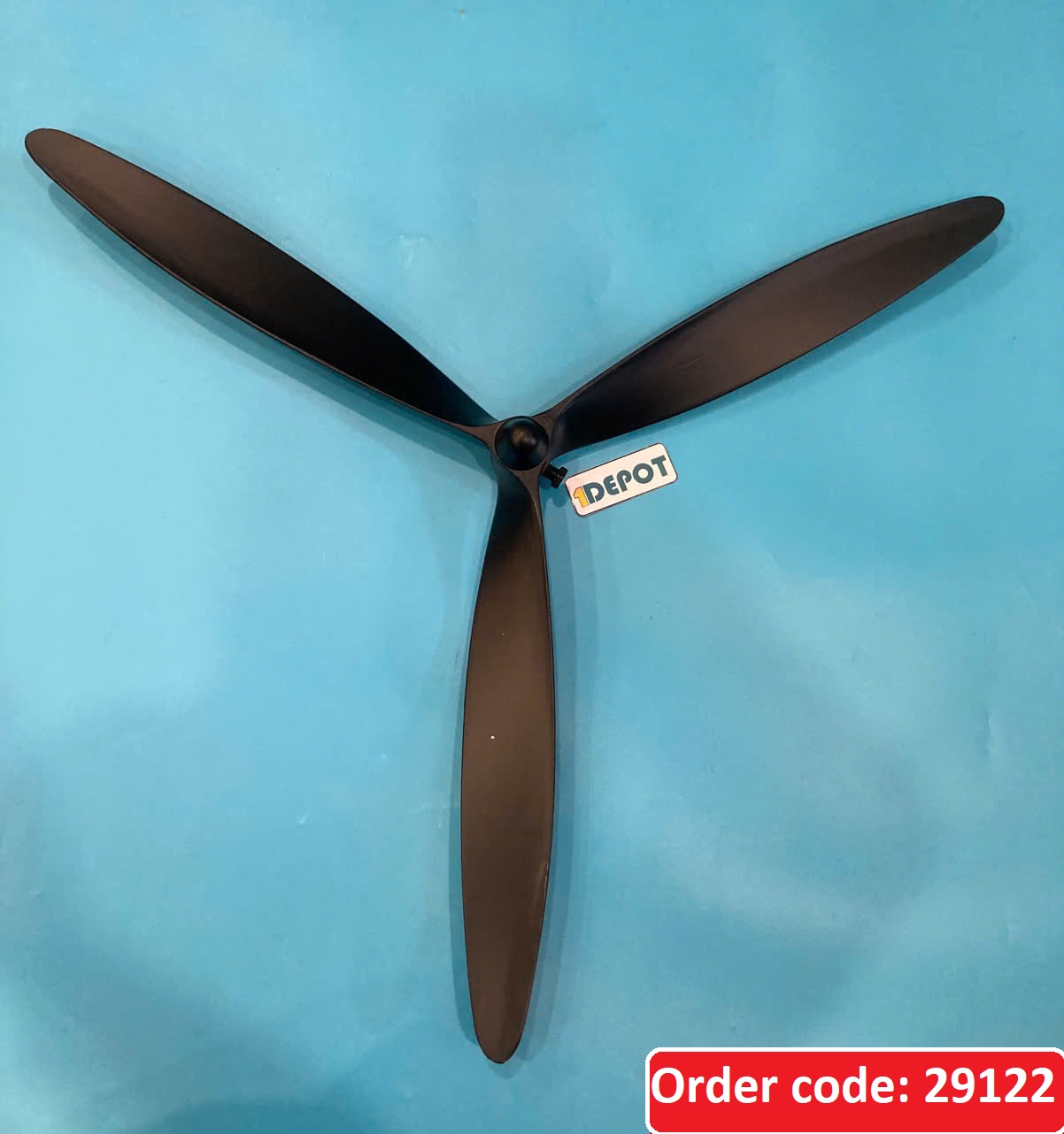 Cánh quạt công nghiệp 750mm lỗ trục 16mm, chất liệu nhôm