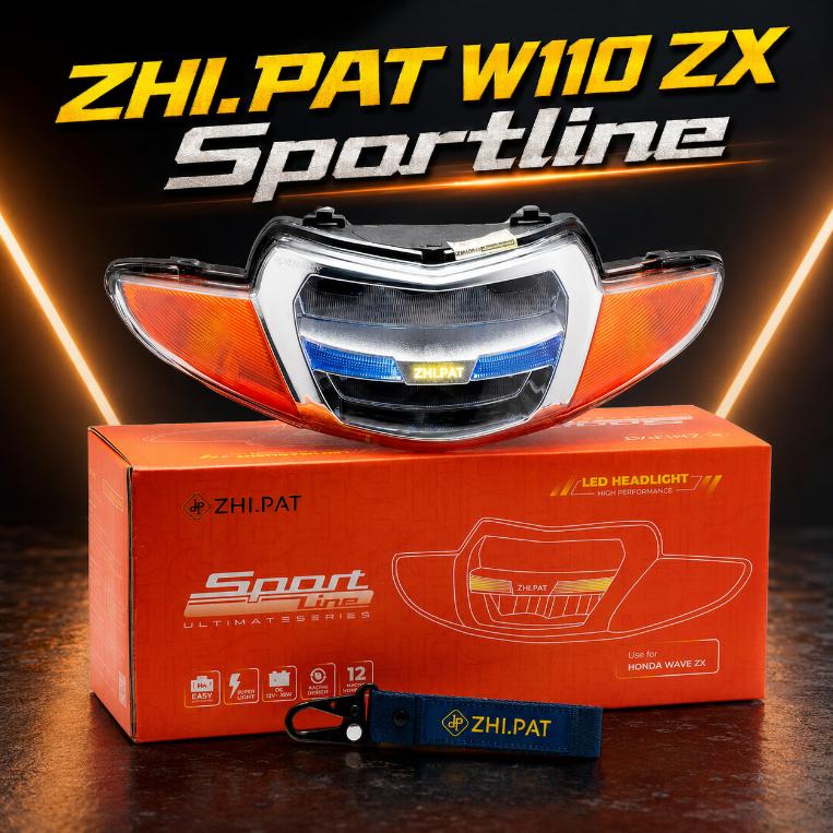 Đèn LED ZHI.PAT W110 ZX Sportline - màu bạc cam
