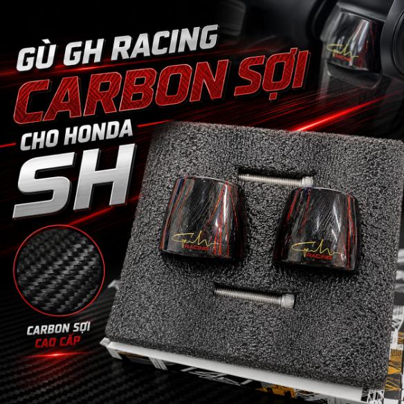Gù GH Racing carbon sợi cho Honda SH KG071164