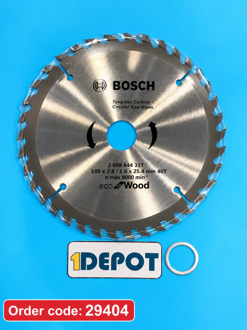 Lưỡi cưa gỗ 40 răng Bosch 2608644317 (180x25 4mm )