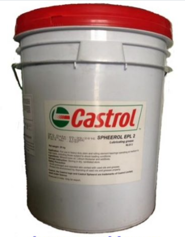 Mỡ bôi trơn Castrol spheerol EPL 2, 20kg/thùng