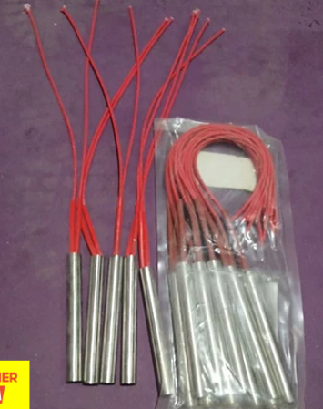 Thanh nhiệt phi 10 x dài 100mm, điện áp 220V