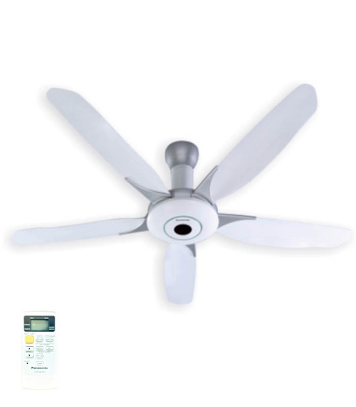 Quạt trần 5 cánh Panasonic F-60WWK-S, có remote