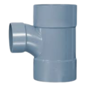 Nối ống dạng T cong rút Ø114 x 60mm nhựa PVC Bình Minh