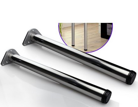 Chân bàn đơn tròn inox 201, chiều dài ống 690mm, đường kính ống 76mm