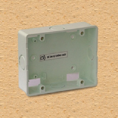Hộp đế âm đôi nhựa tự chống cháy Sino Vanlock FB2/71
