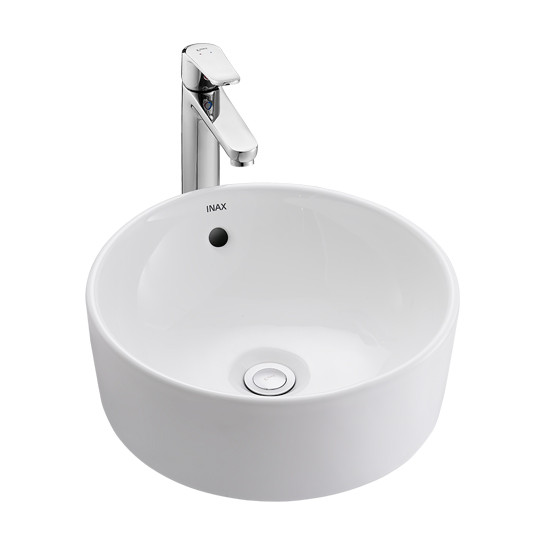Chậu Rửa Lavabo Đặt Bàn INAX L-295V Tròn D380mm