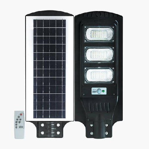 Đèn đường liền thể năng lượng mặt trời Max Eco Friendly 120W TLC-DMF-120W, ánh sáng trắng