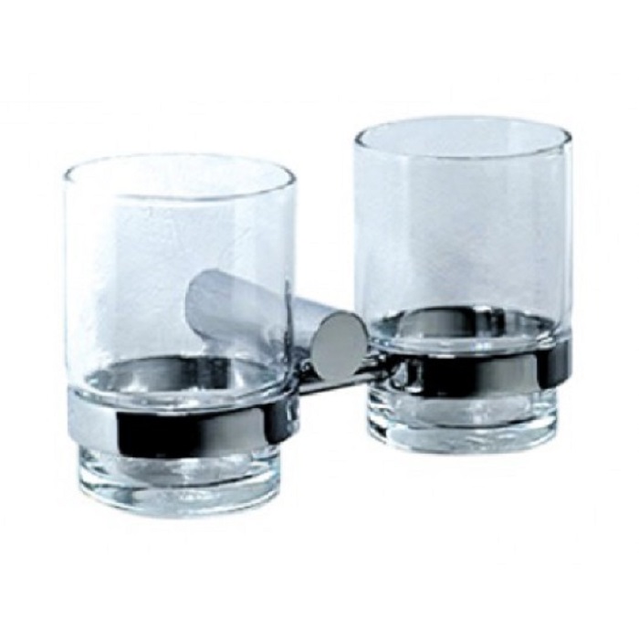 Kệ đựng ly Inax KF-543V kim loại mạ Crom, 174x90x95 mm