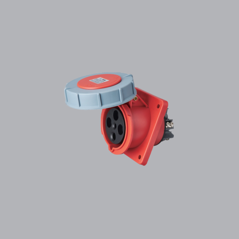 Ổ CẮM CỐ ĐỊNH BẮT TRÊN BẢNG ĐIỆN XÉO MPN-4352 63A, 380-415V 3P+N+E-IP67