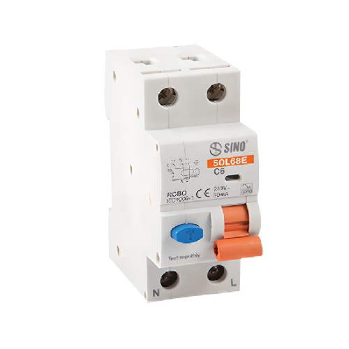Cầu dao chống giật RCBO 2C 20A SOL68M(E)/2020/030 SN Sino SOL68M(E)/2020/030 SN