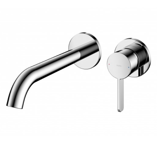 Vòi Lavabo Nóng Lạnh TOTO TLG11308BA Gắn Tường, Cần Dài