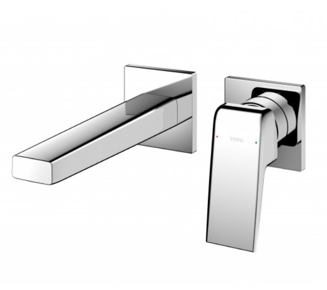 Vòi Chậu Gắn Tường Nóng Lạnh TOTO TLG10307BB Cần Ngắn, Lắp Âm