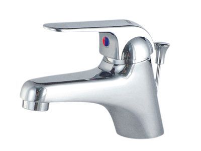 Vòi lavabo Inax nóng lạnh Inox, Đồng mạ Cr/Ni