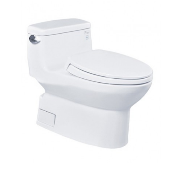 Bồn Cầu 1 Khối TOTO MS884T2 Xả Siphon-Jet 6L, Nắp Đóng Êm