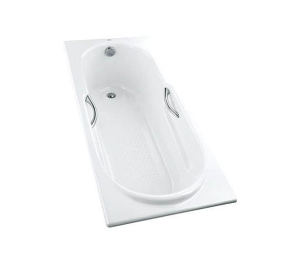 Bồn tắm Gang Tráng Men TOTO FBY1720NHPE Tay vịn, Xả nhấn