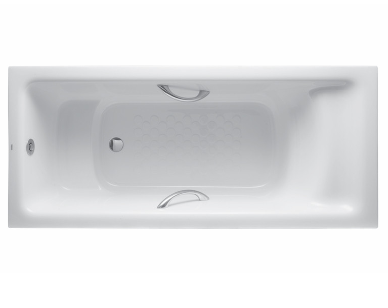 Bồn Tắm Ngọc Trai TOTO PPY1780HPE Tay Vịn, Kèm Bộ Xả TVBF412/DB505R-3B