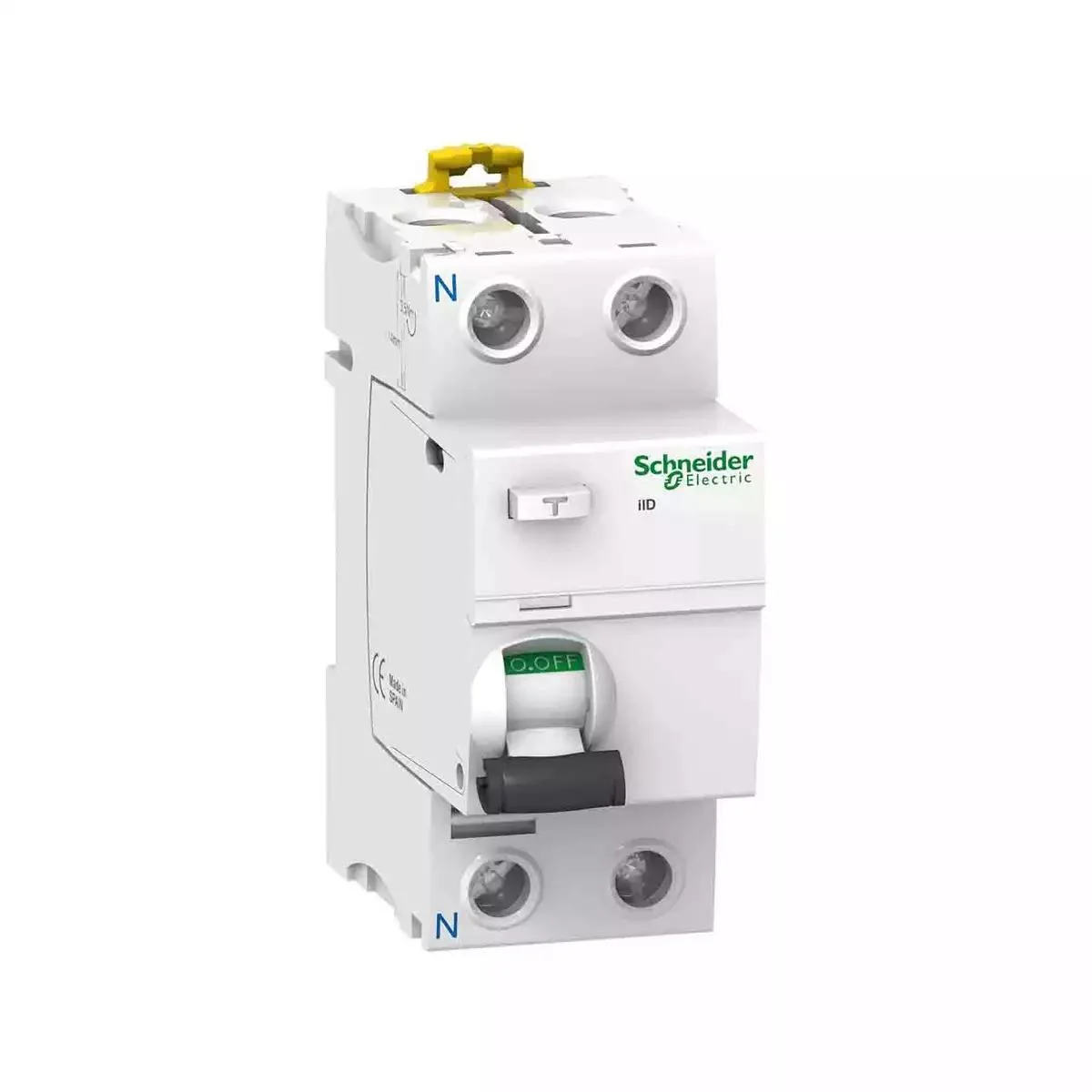 Cầu dao chống rò RCCB Easy9 ilD 2P 300mA 240-415V 25A AC type Schneider A9R74225