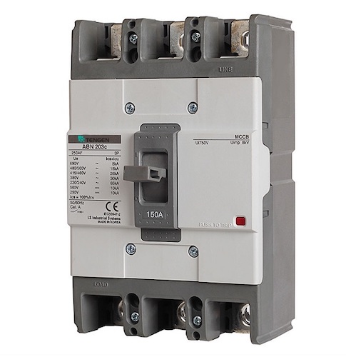 Cầu dao điện MCCB 350A 65KA, LS ABS403c, loại khối 3 Pha