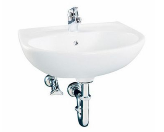 Lavabo treo tường Toto LT240CR sứ cao cấp, thiết kế gọn đẹp
