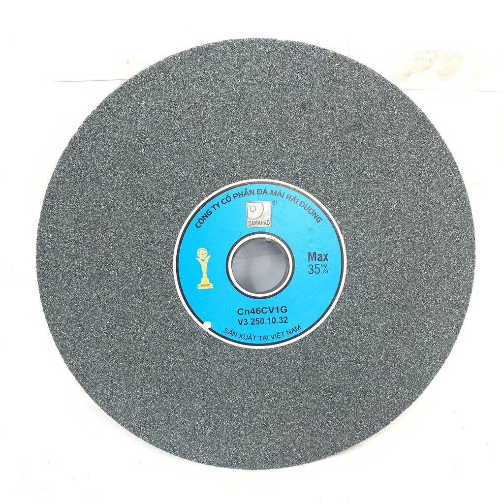 Đá mài lưỡi cưa hợp kim Sx24-80 V3 DAMAHAD Hải Dương, kích thước 150x8x32mm, đóng gói 25 viên/Hộp