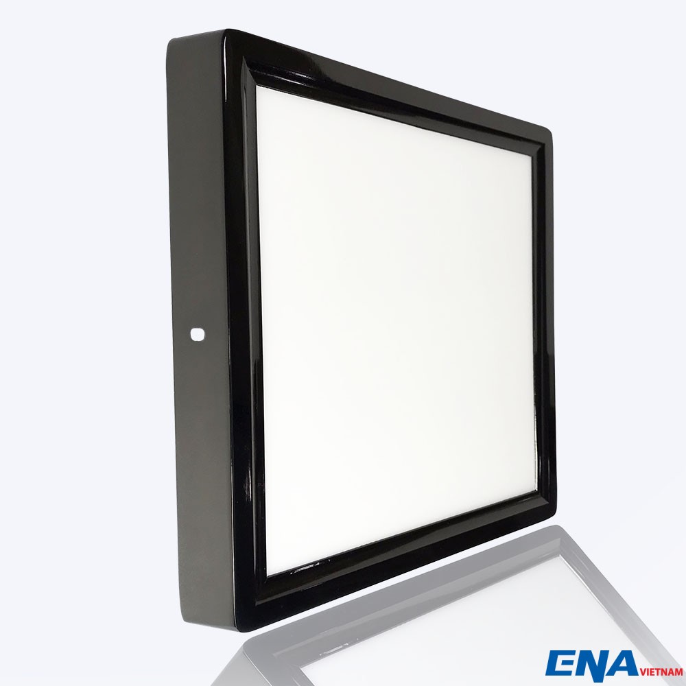 Đèn led ốp trần đen 12W ☐170 OF series ENA OVF12-170/SE(V), ánh sáng vàng