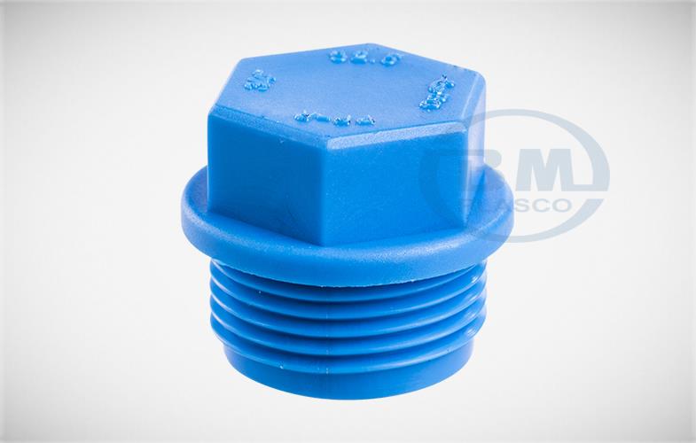 Nắp khóa PPR Bình Minh 20 x 1/2 inch, ren ngoài, bền chắc