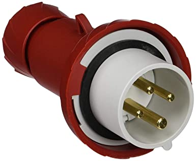 Phích cắm di động P-lug IP67, 3P+E 400V 125A Schneider 81394