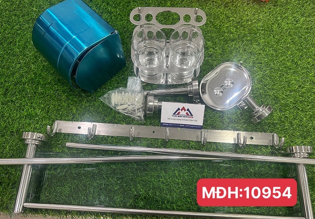 Bộ 6 món phụ kiện phòng tắm chân tròn LUCO I201 - L2