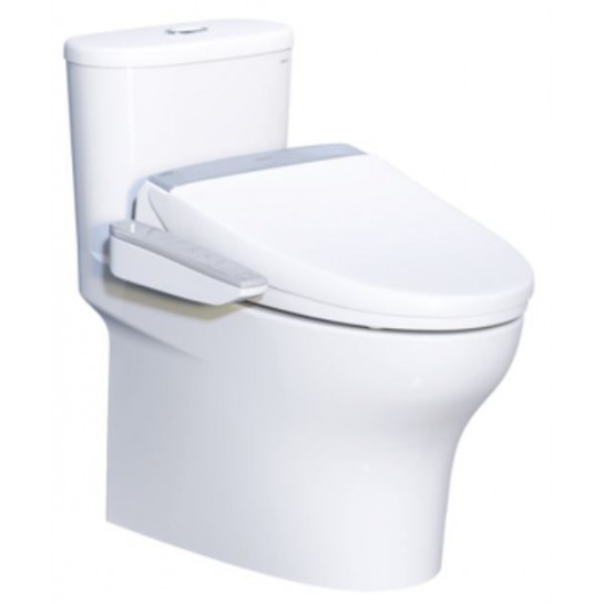Bồn Cầu Thông Minh Kết Hợp Caesar CD1394 + Nắp Điện Tử TAF200H