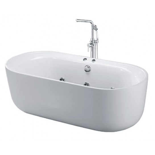 Bồn Tắm Massage CAESAR MT0770 Chân Yếm 1.75M Lớn