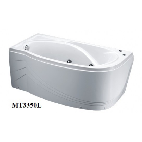 Bồn Tắm Massage 1.5M Chân Yếm Trái, Thủy Lực CAESAR MT3350L