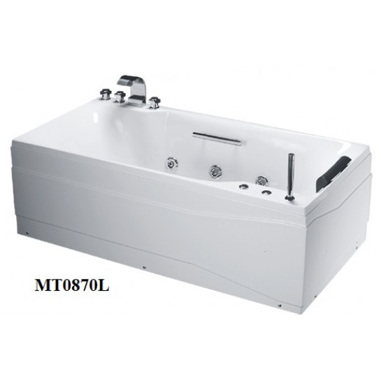 Bồn Tắm Xây Ngâm 1.7M CAESAR Lắp Âm AT0870
