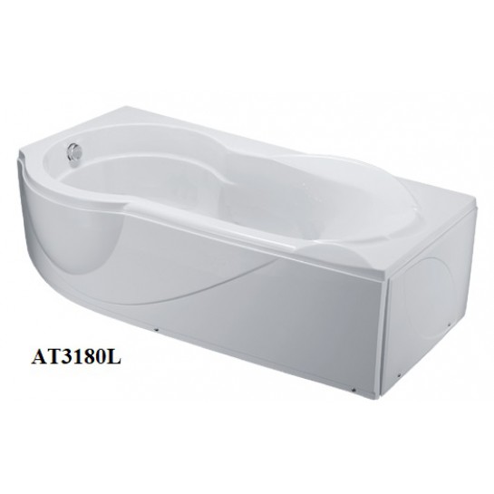 Bồn Tắm Massage Caesar MT3180L(R) Chân Yếm Dài 1.8M