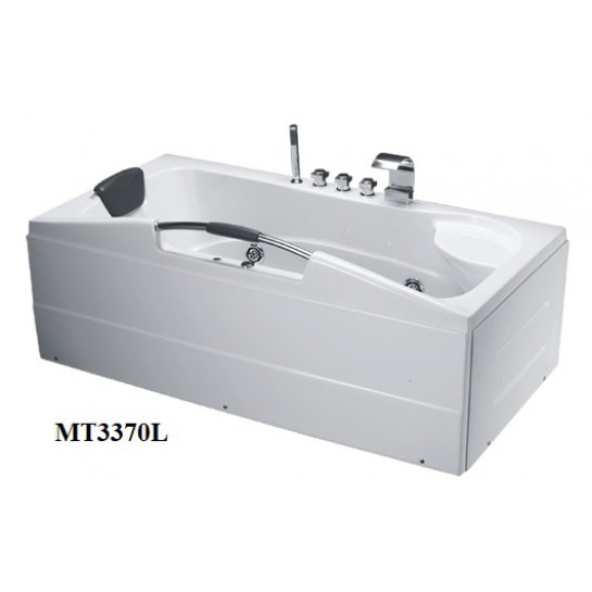 Bồn Tắm Massage Xây CAESAR MT3370L(R)S Thủy Lực/Sục Khí 1.7M