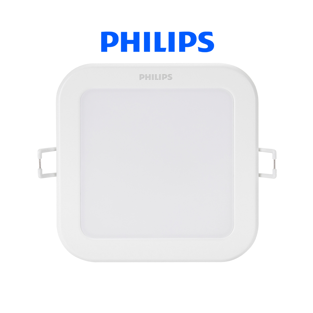 Downlight Led Philips DN027B G2 LED6 6500K 7W L125 Vuông, ánh sáng trắng, 24 cái/thùng