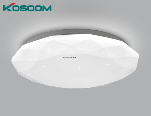 Đèn led ốp trần kim cương 24W D380*H63, Kosoom OP-KS-KC-24, ánh sáng trắng