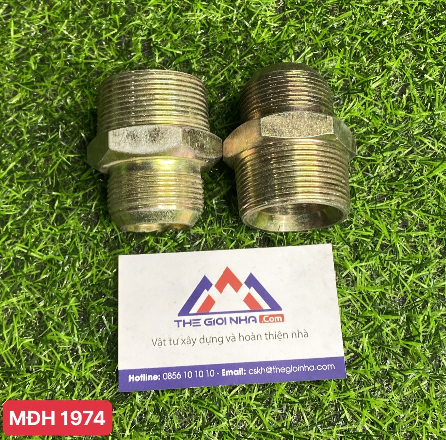 Kép ren giảm Ø49 × Ø43 đồng thau