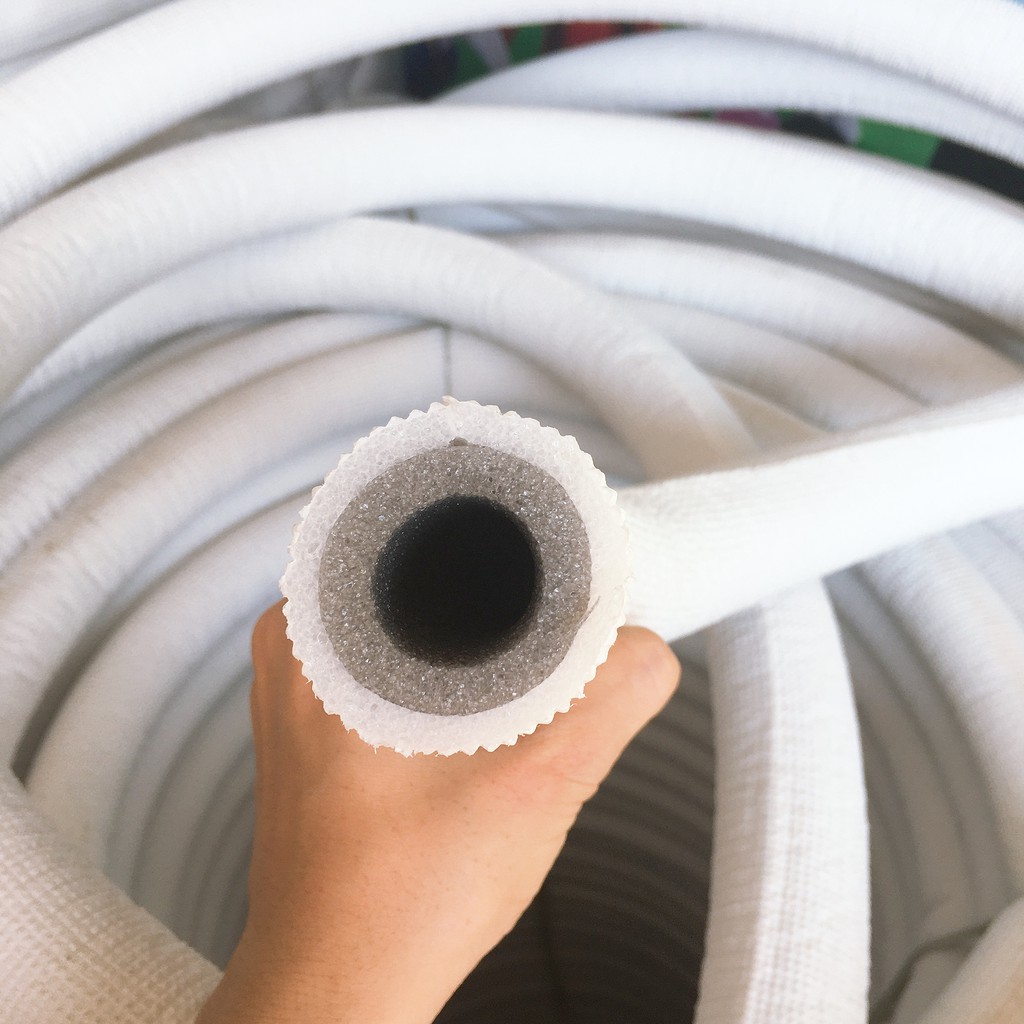 Ống bảo ôn máy lạnh đơn trắng Ø19