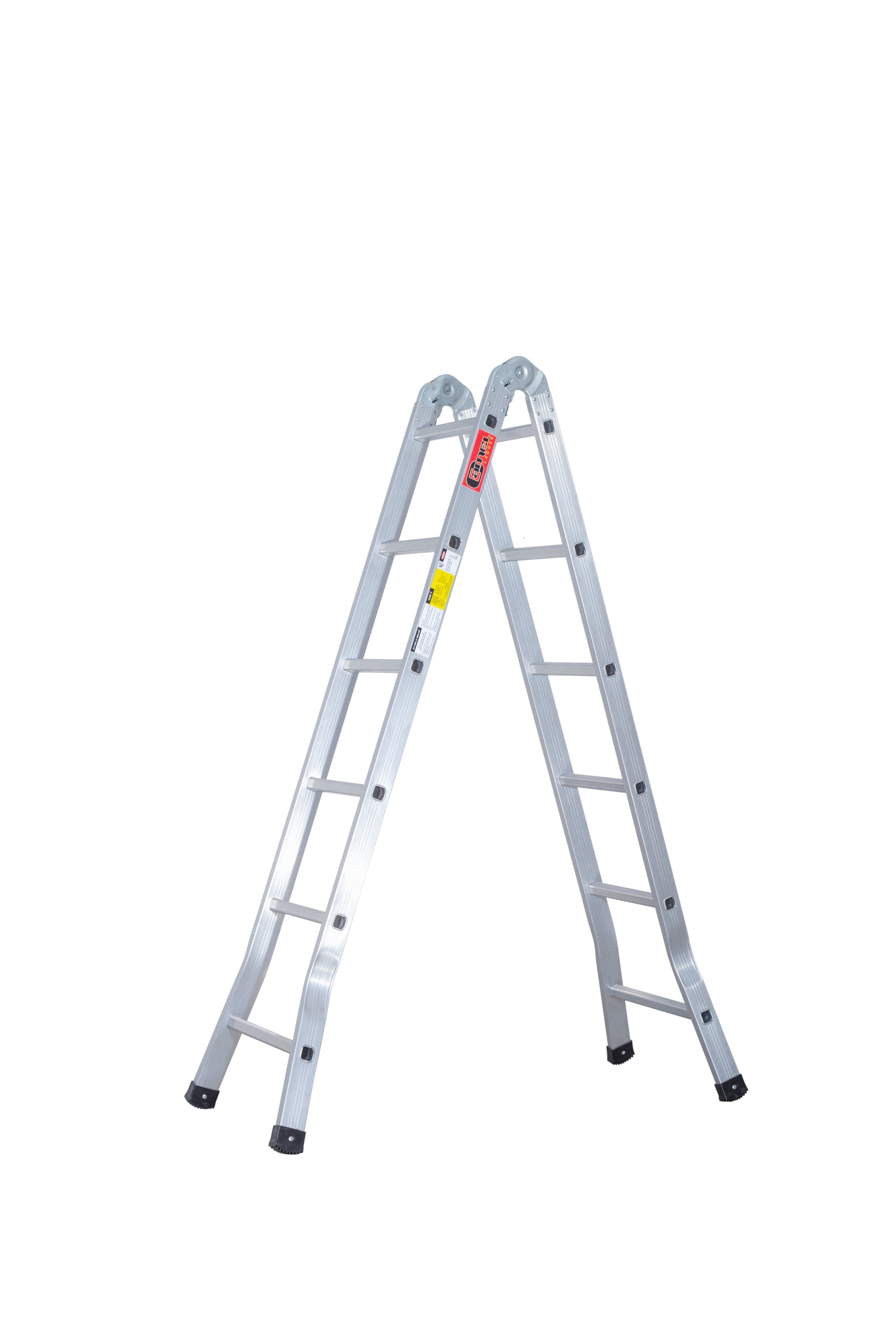 Thang nhôm chữ A 8 bậc Camel CAM-A08, chiều cao mở 2400 mm, chiều cao thu gọn 2500 mm