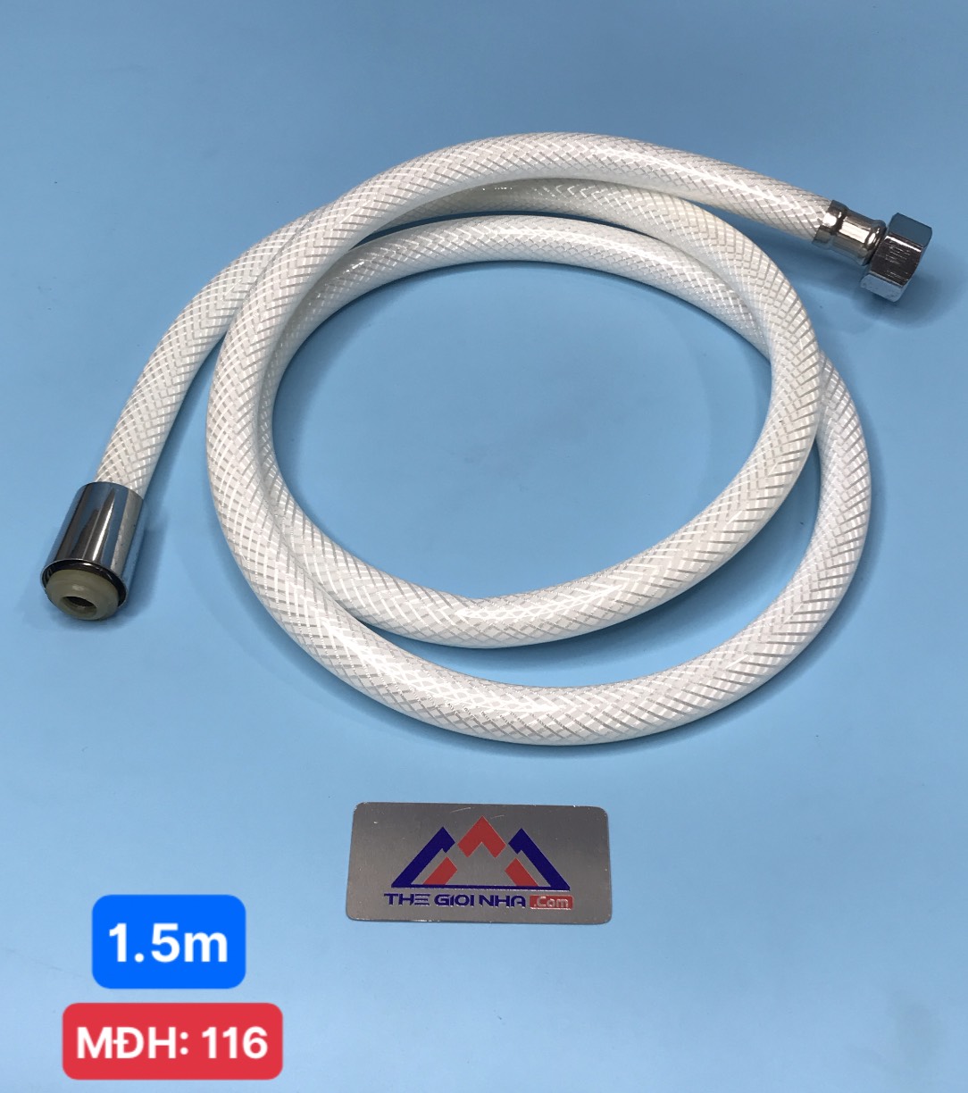 Dây vòi sen nhựa 04 Vanni dài 1.5m, chất liệu nhựa cao cấp