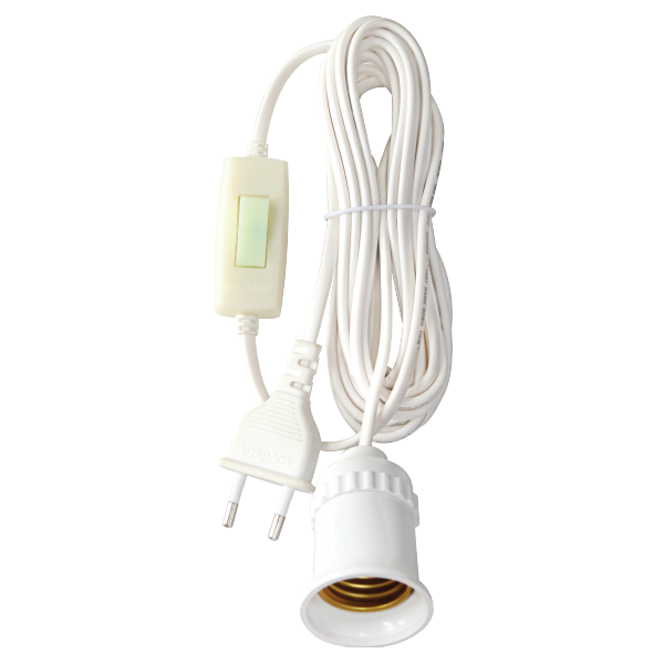 Bộ dây đuôi đèn liền công tắc Sopoka ĐS7, dây dài 5m