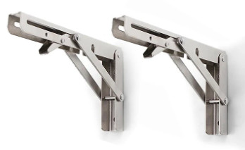 Bộ giá đỡ kê bàn gấp treo tường inox 35cm