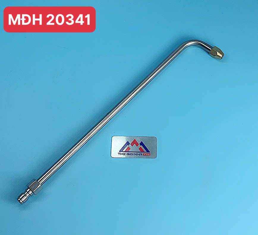 Đầu nối dây cao áp cong 90 độ U kèm béc phun 35cm
